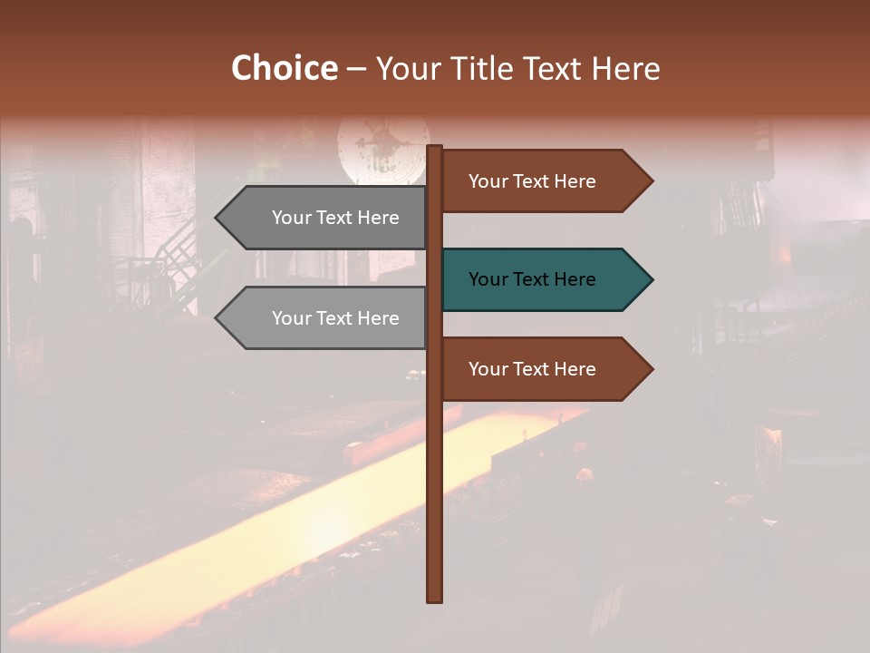 Red Action Fire PowerPoint Template