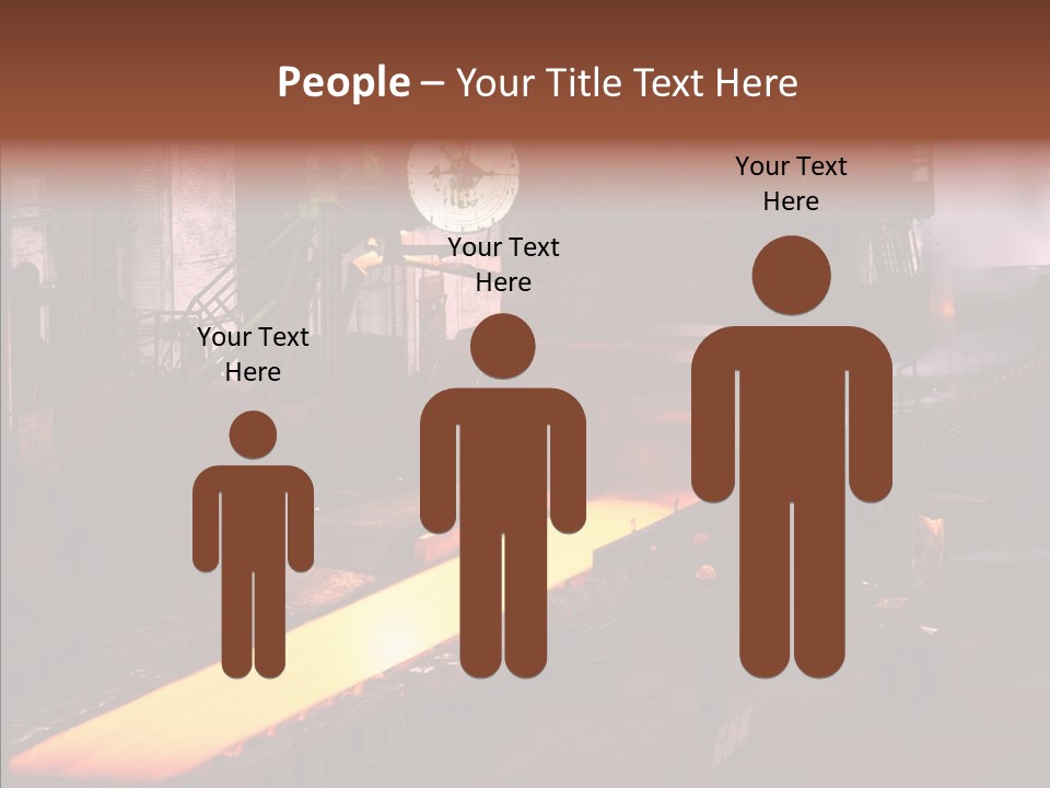 Red Action Fire PowerPoint Template