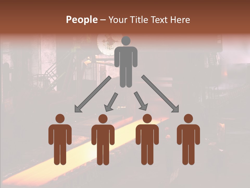 Red Action Fire PowerPoint Template