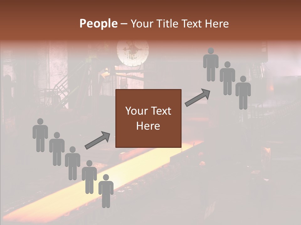 Red Action Fire PowerPoint Template
