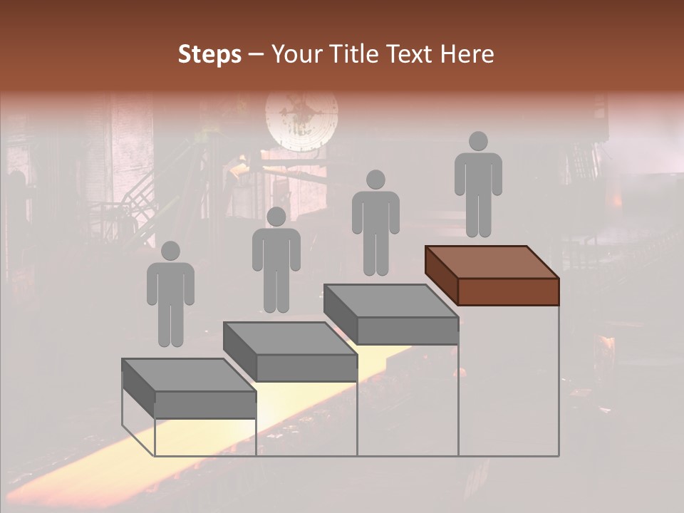 Red Action Fire PowerPoint Template