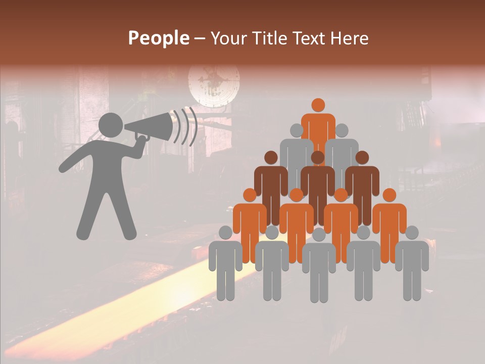 Red Action Fire PowerPoint Template
