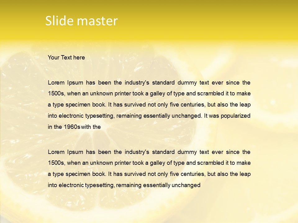 Vitamin Health Whole PowerPoint Template