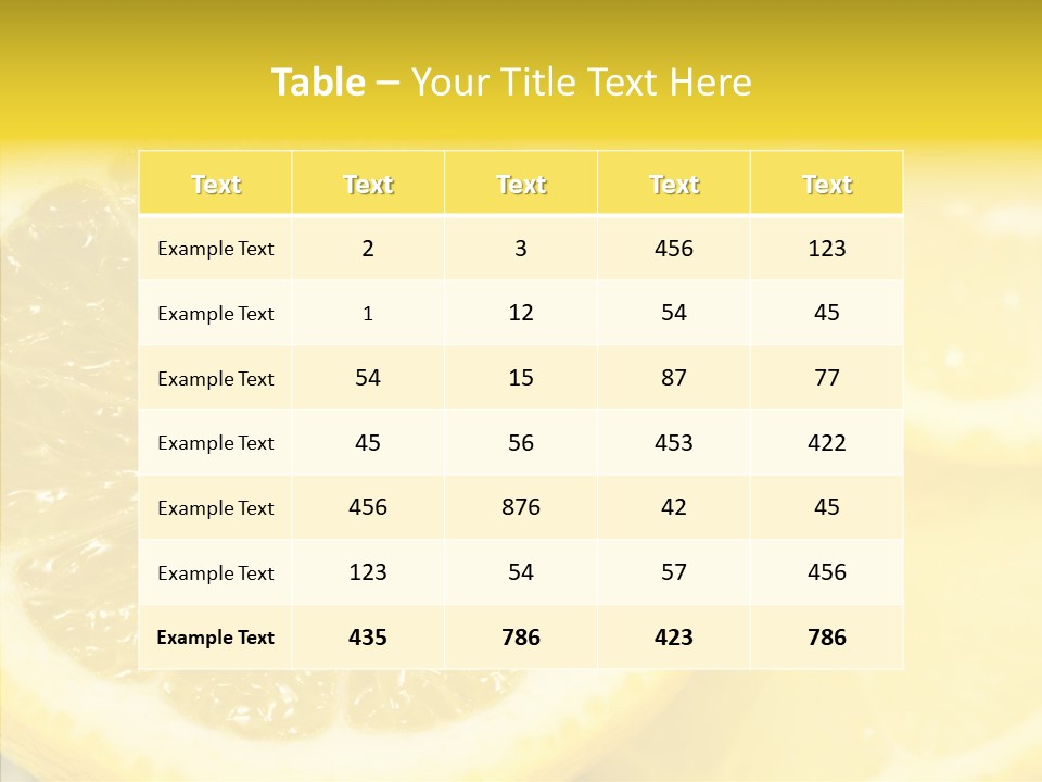 Vitamin Health Whole PowerPoint Template