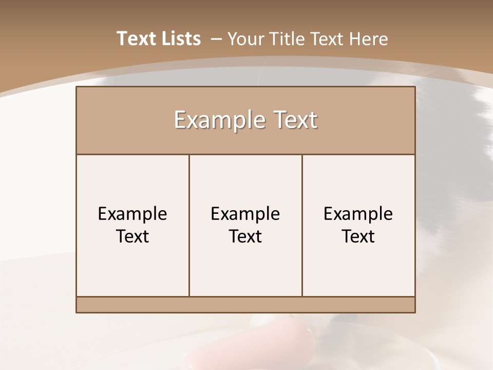 Wool Fur Mammal PowerPoint Template