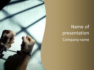 Per On Conference Table PowerPoint Template