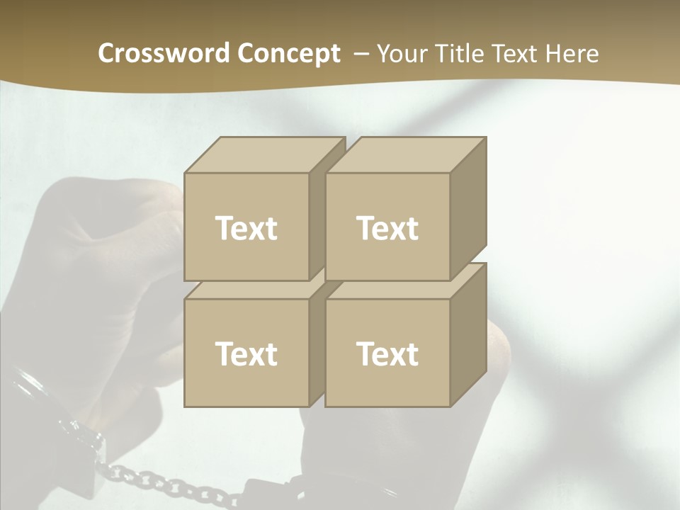 Per On Conference Table PowerPoint Template