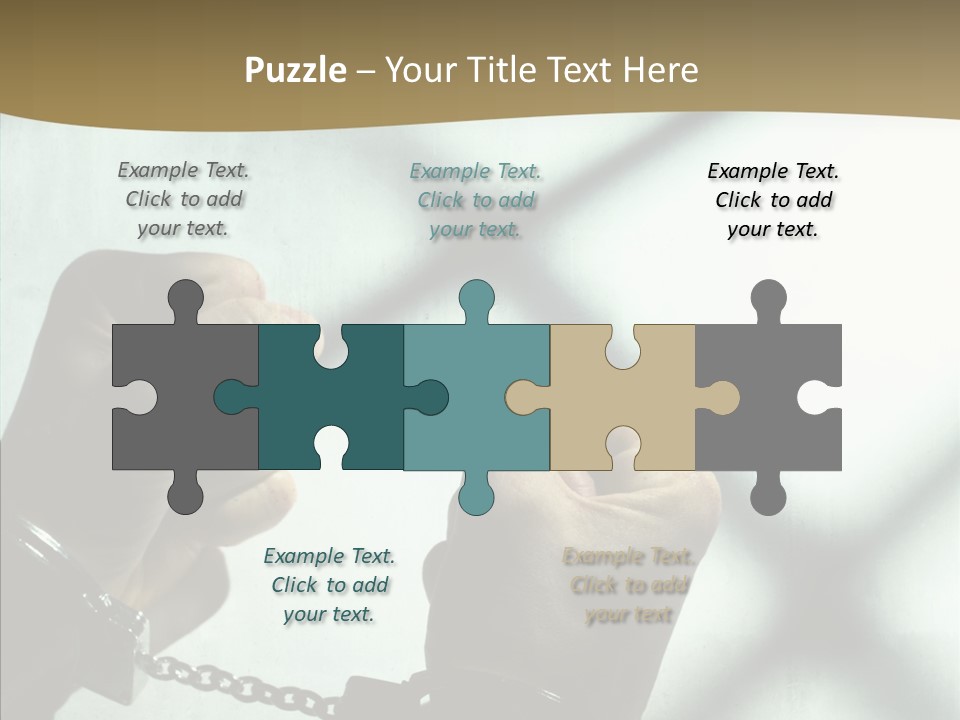 Per On Conference Table PowerPoint Template