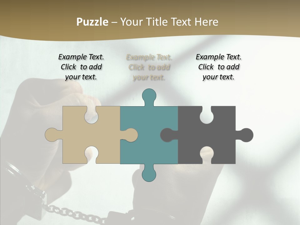 Per On Conference Table PowerPoint Template