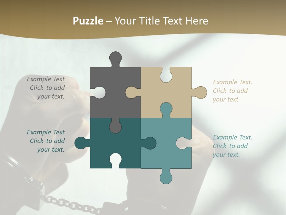 Per On Conference Table PowerPoint Template