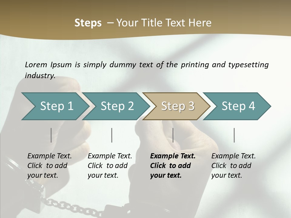 Per On Conference Table PowerPoint Template