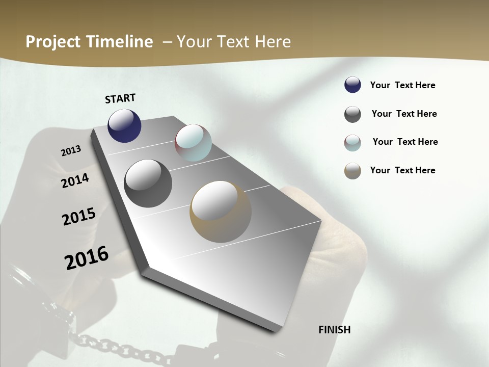Per On Conference Table PowerPoint Template