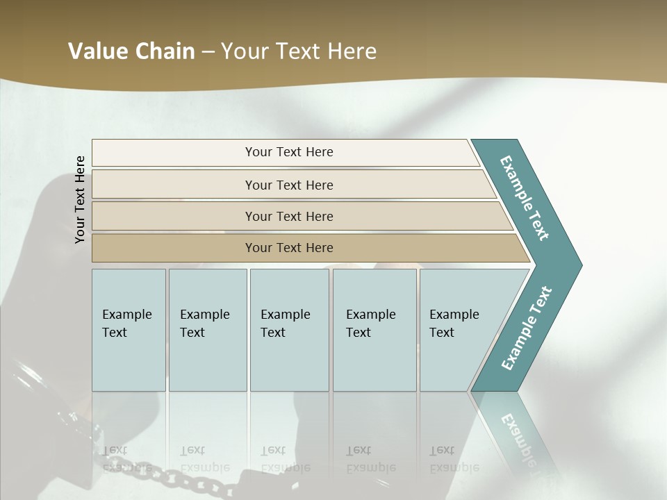 Per On Conference Table PowerPoint Template