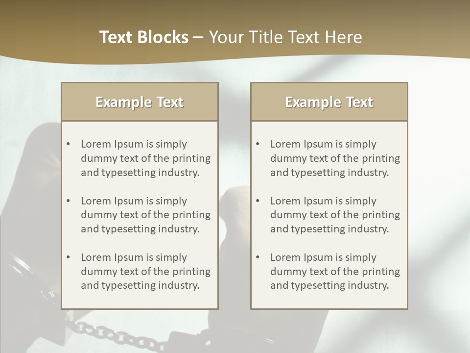 Per On Conference Table PowerPoint Template