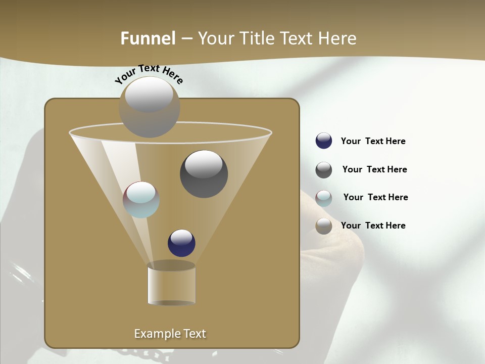 Per On Conference Table PowerPoint Template