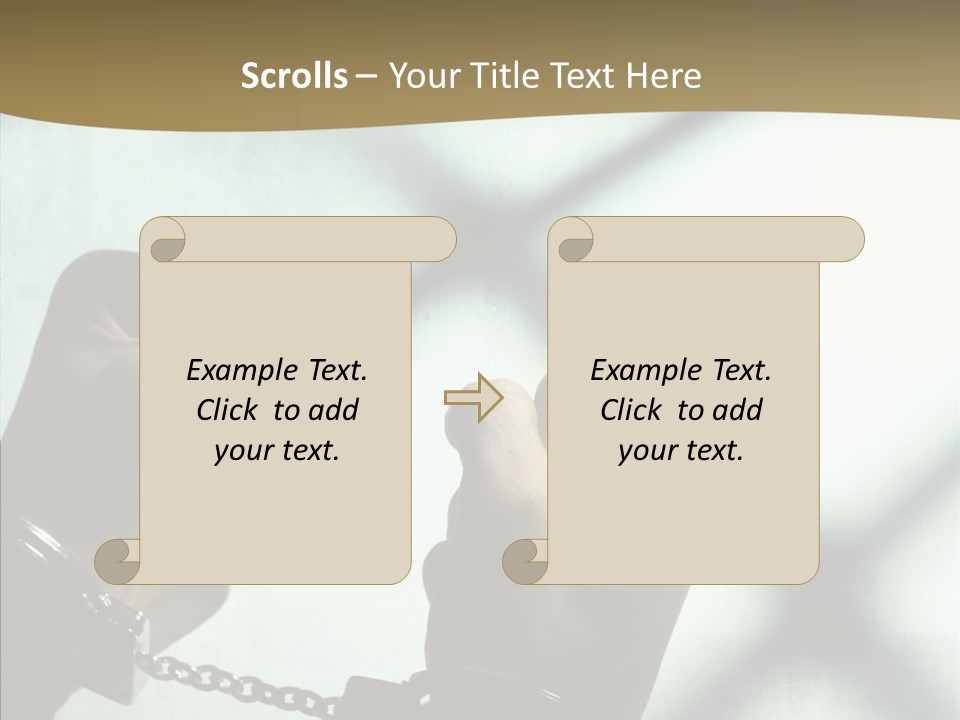 Per On Conference Table PowerPoint Template