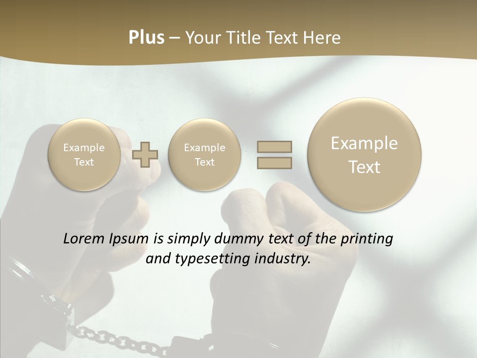 Per On Conference Table PowerPoint Template