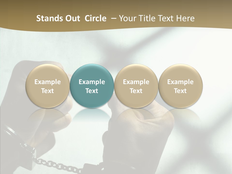 Per On Conference Table PowerPoint Template