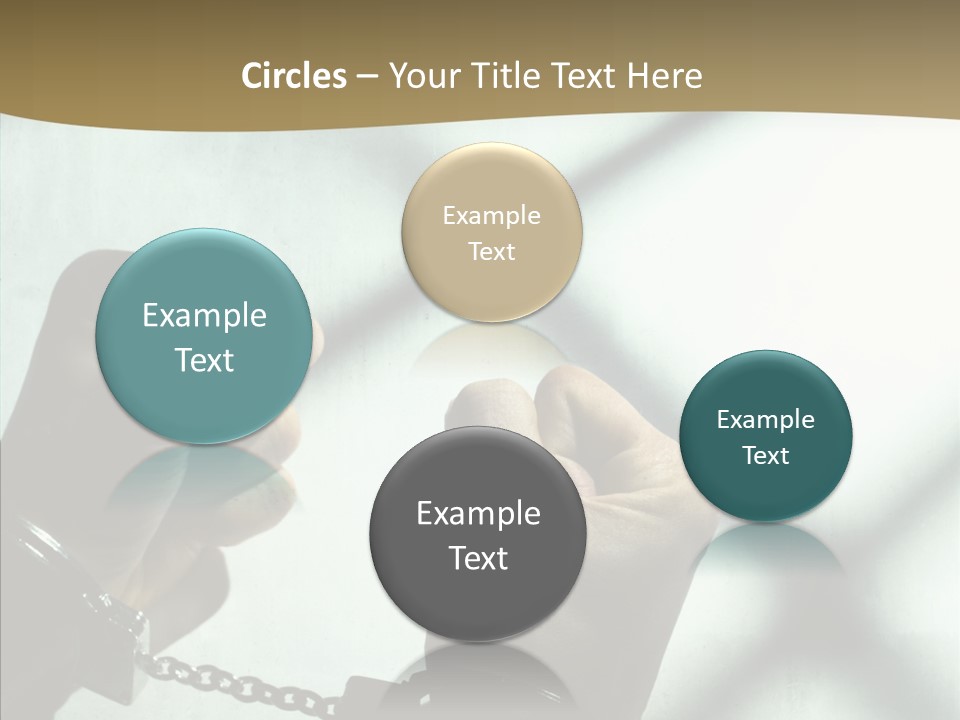 Per On Conference Table PowerPoint Template