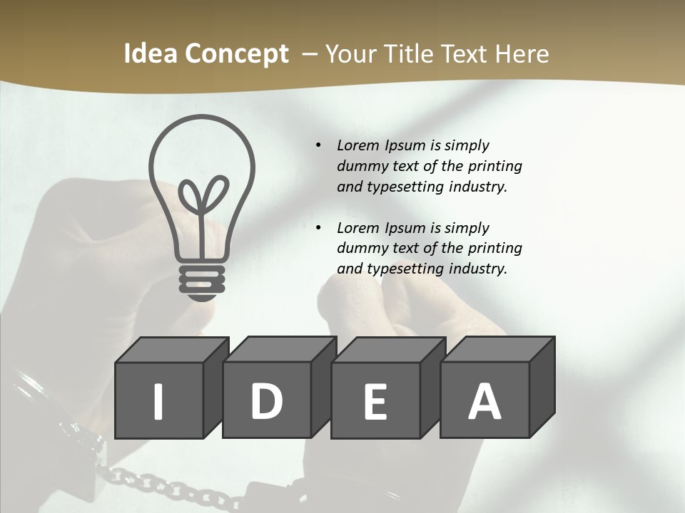 Per On Conference Table PowerPoint Template