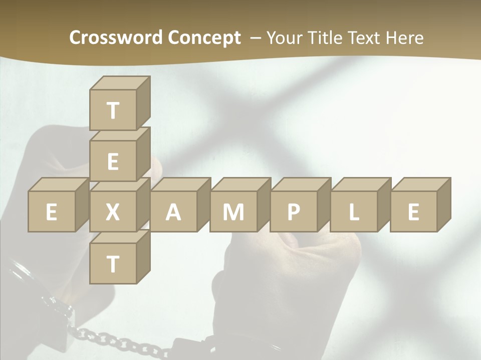 Per On Conference Table PowerPoint Template