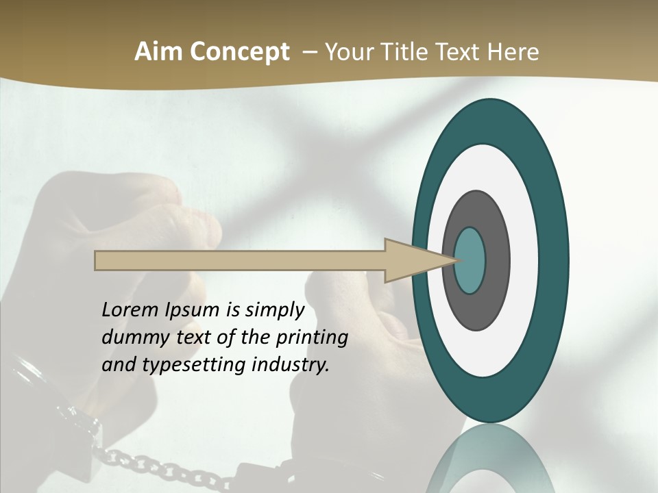 Per On Conference Table PowerPoint Template