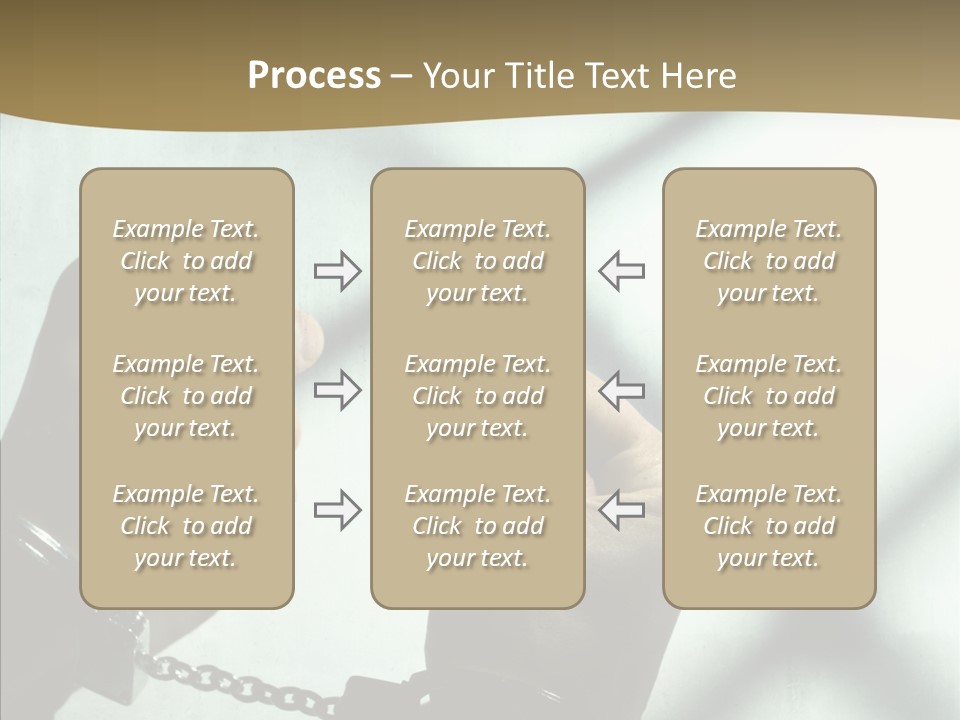 Per On Conference Table PowerPoint Template