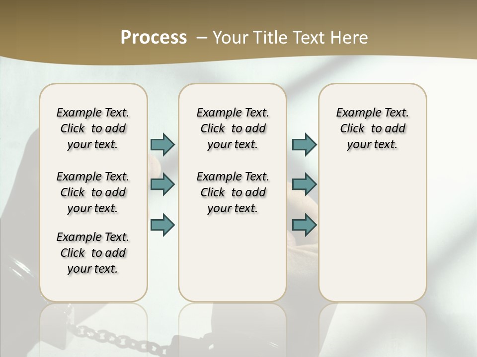 Per On Conference Table PowerPoint Template