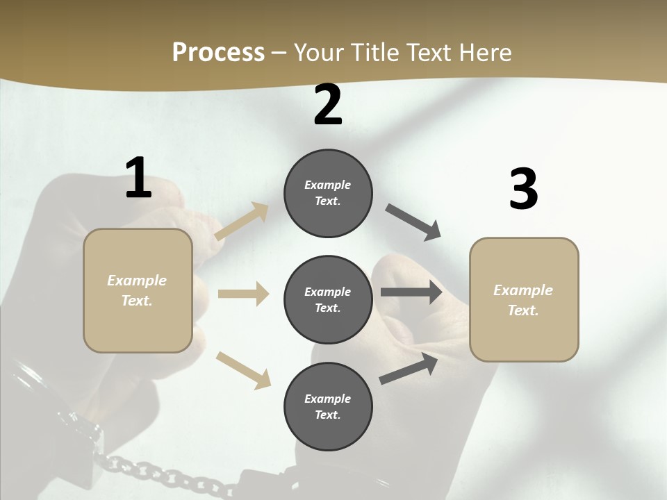 Per On Conference Table PowerPoint Template