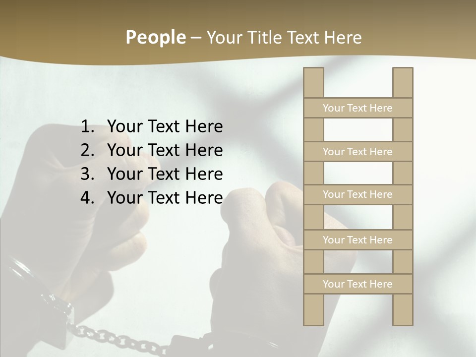 Per On Conference Table PowerPoint Template