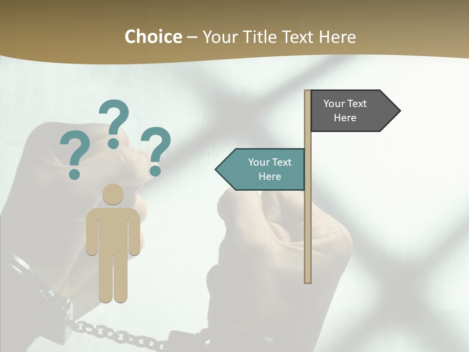 Per On Conference Table PowerPoint Template