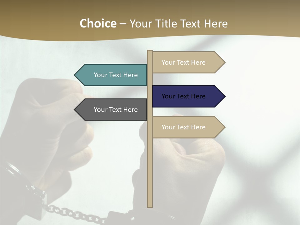 Per On Conference Table PowerPoint Template