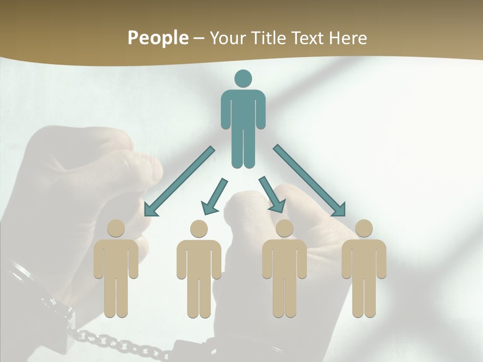 Per On Conference Table PowerPoint Template