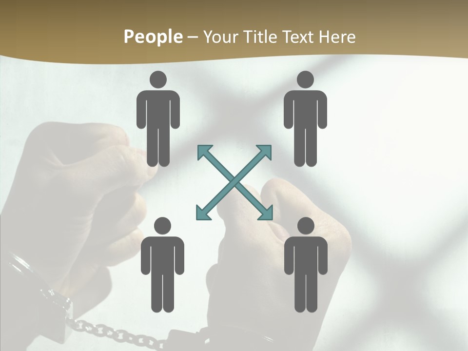 Per On Conference Table PowerPoint Template