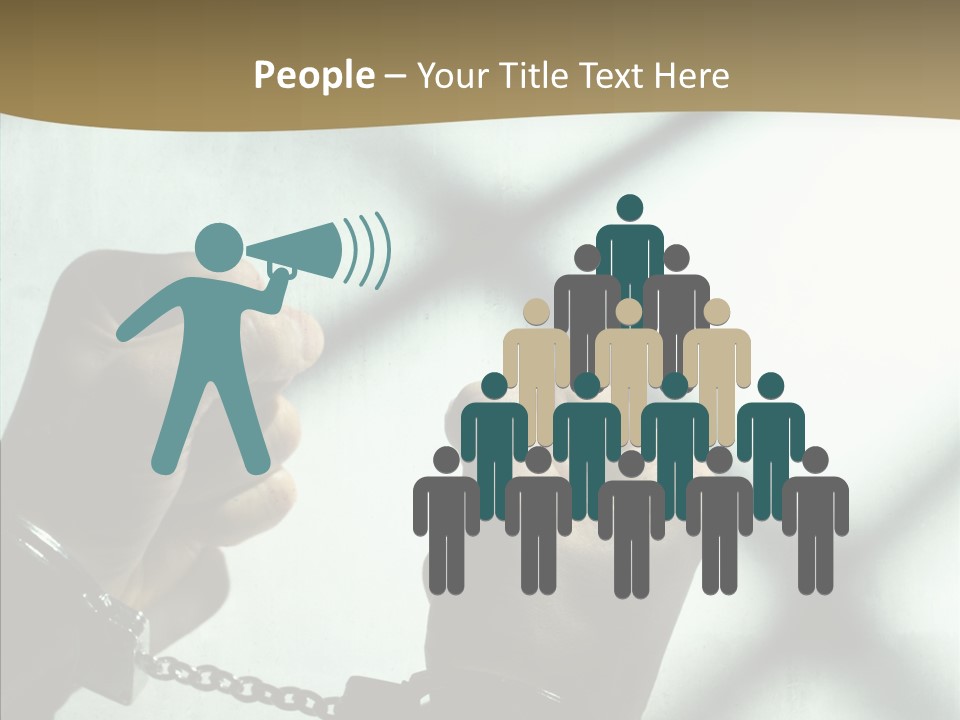 Per On Conference Table PowerPoint Template