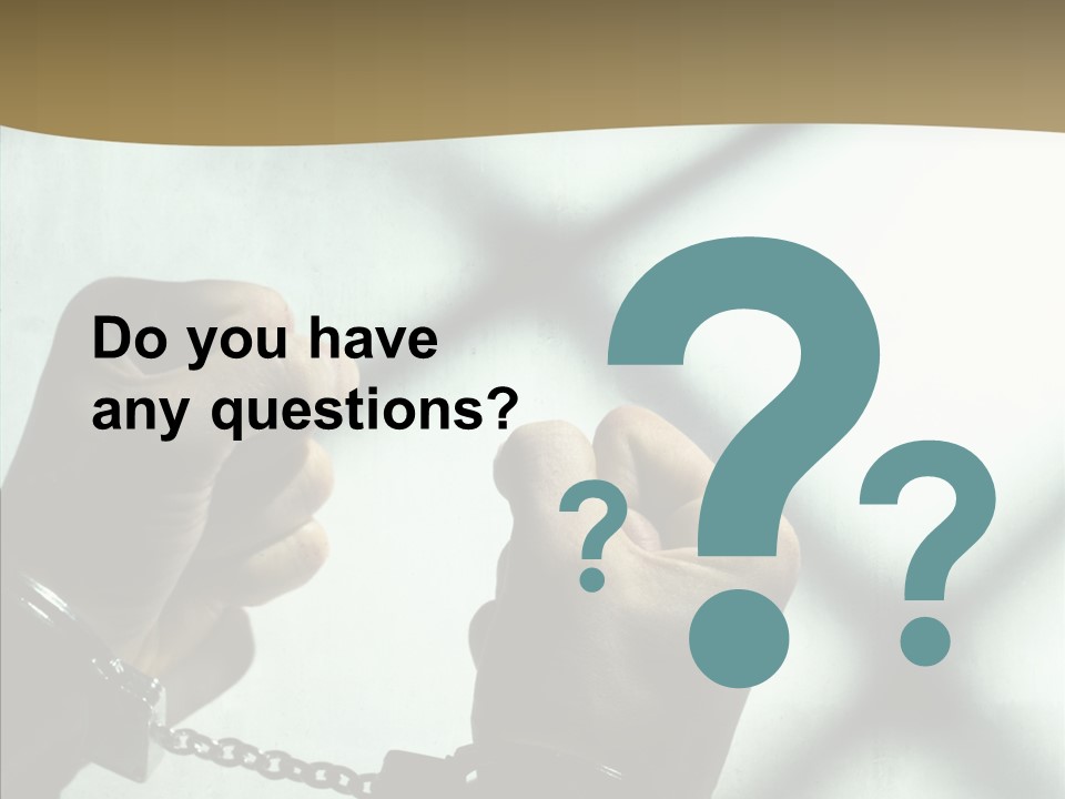 Per On Conference Table PowerPoint Template