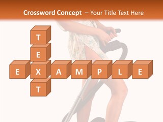 Pink Housework Concept PowerPoint Template