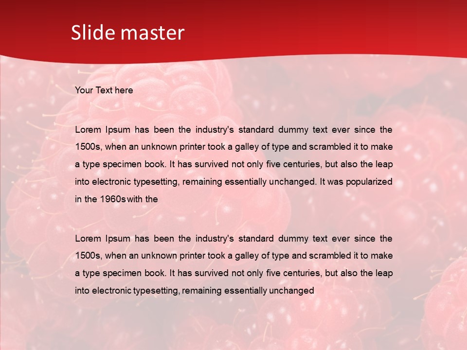 Life Sweet Fresh PowerPoint Template