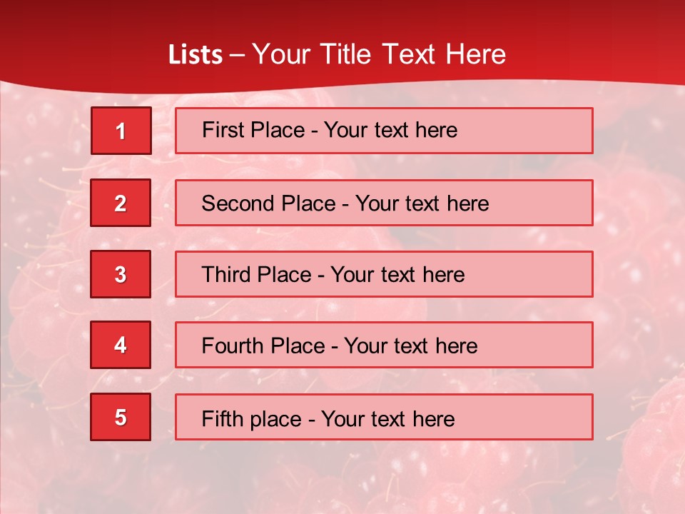 Life Sweet Fresh PowerPoint Template