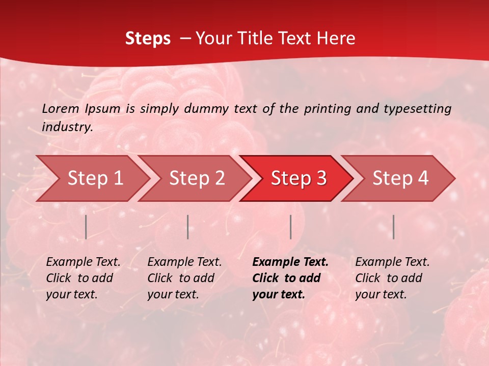 Life Sweet Fresh PowerPoint Template