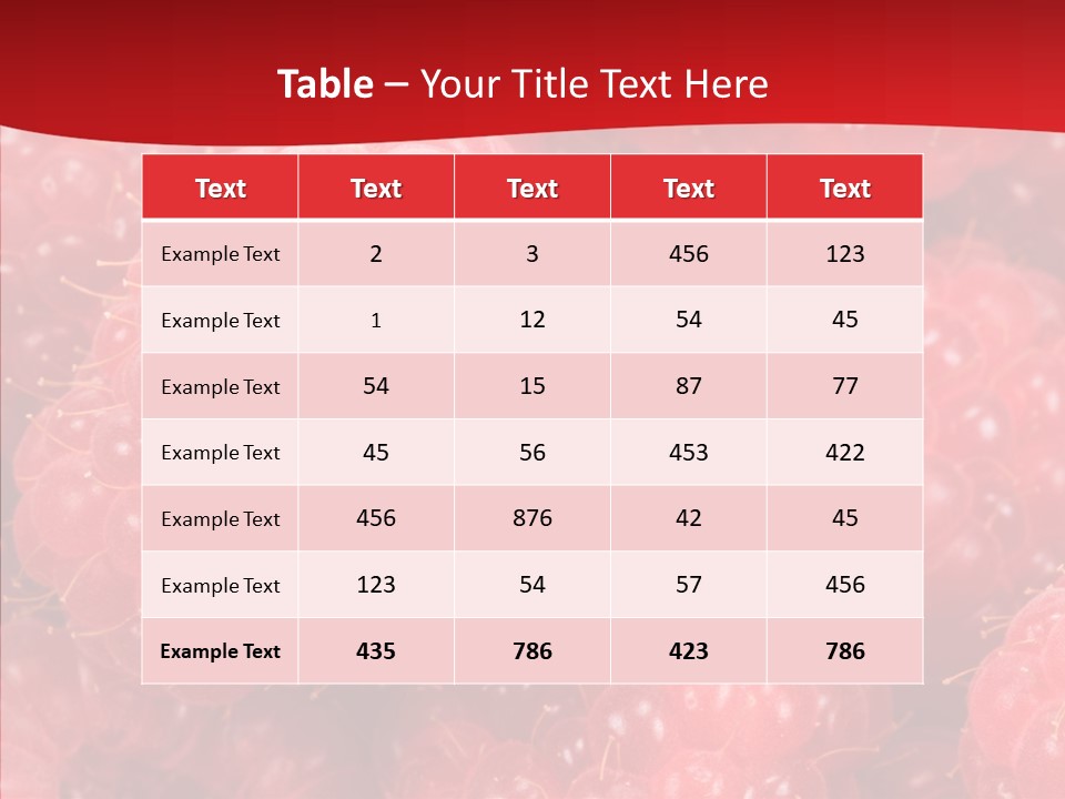 Life Sweet Fresh PowerPoint Template