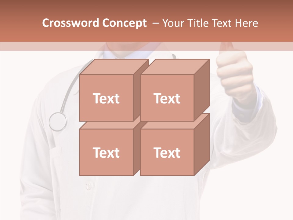 Apparatus Cheerful Hand PowerPoint Template