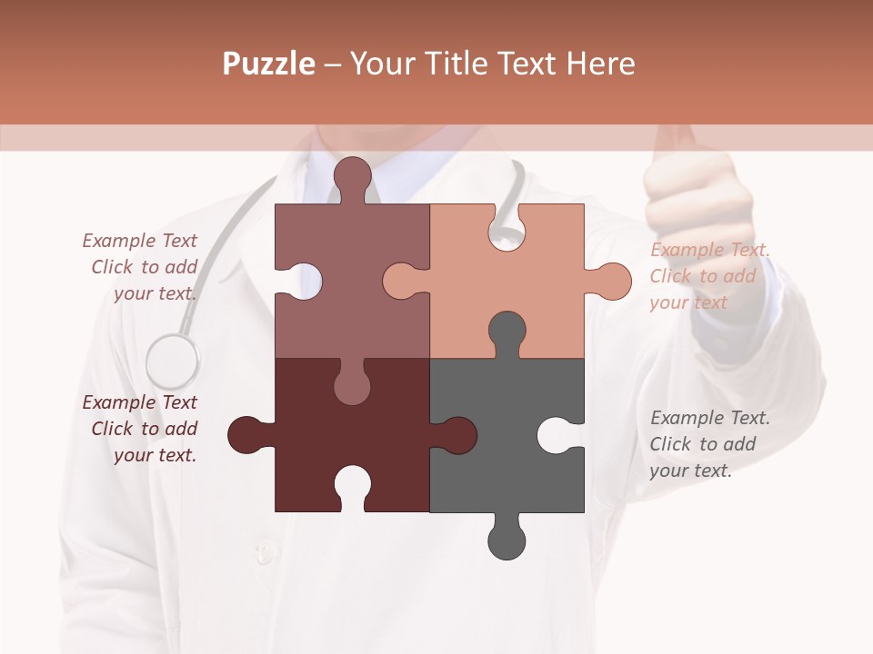 Apparatus Cheerful Hand PowerPoint Template