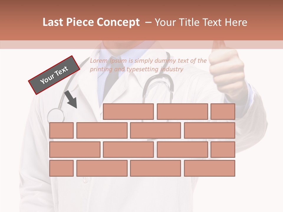 Apparatus Cheerful Hand PowerPoint Template