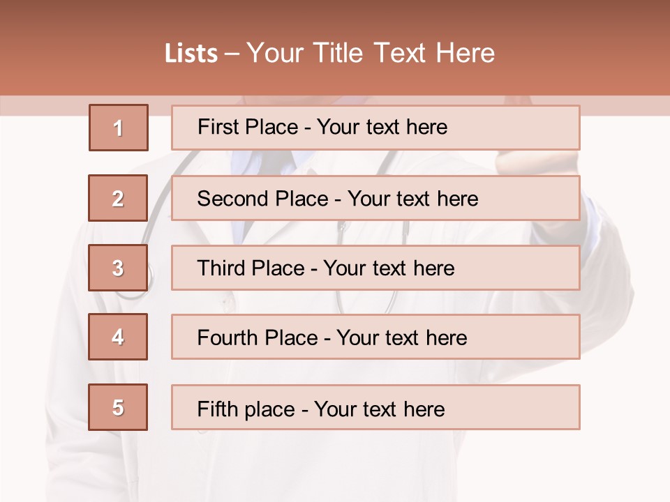 Apparatus Cheerful Hand PowerPoint Template