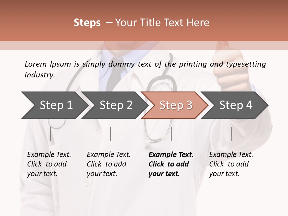 Apparatus Cheerful Hand PowerPoint Template