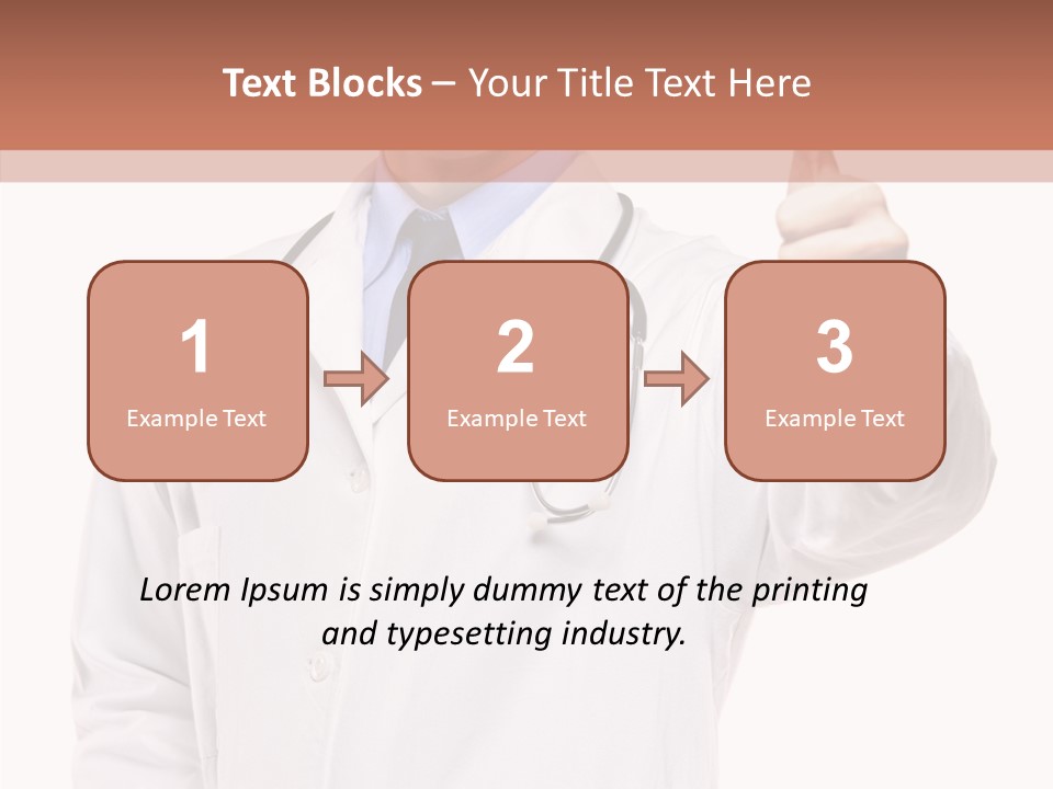 Apparatus Cheerful Hand PowerPoint Template