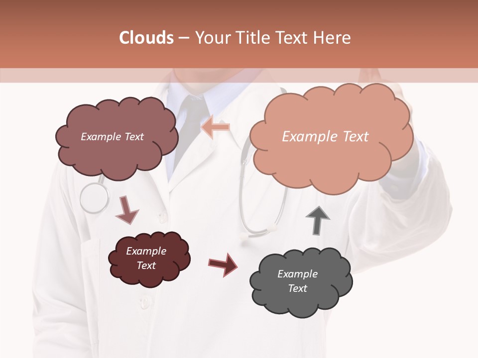 Apparatus Cheerful Hand PowerPoint Template