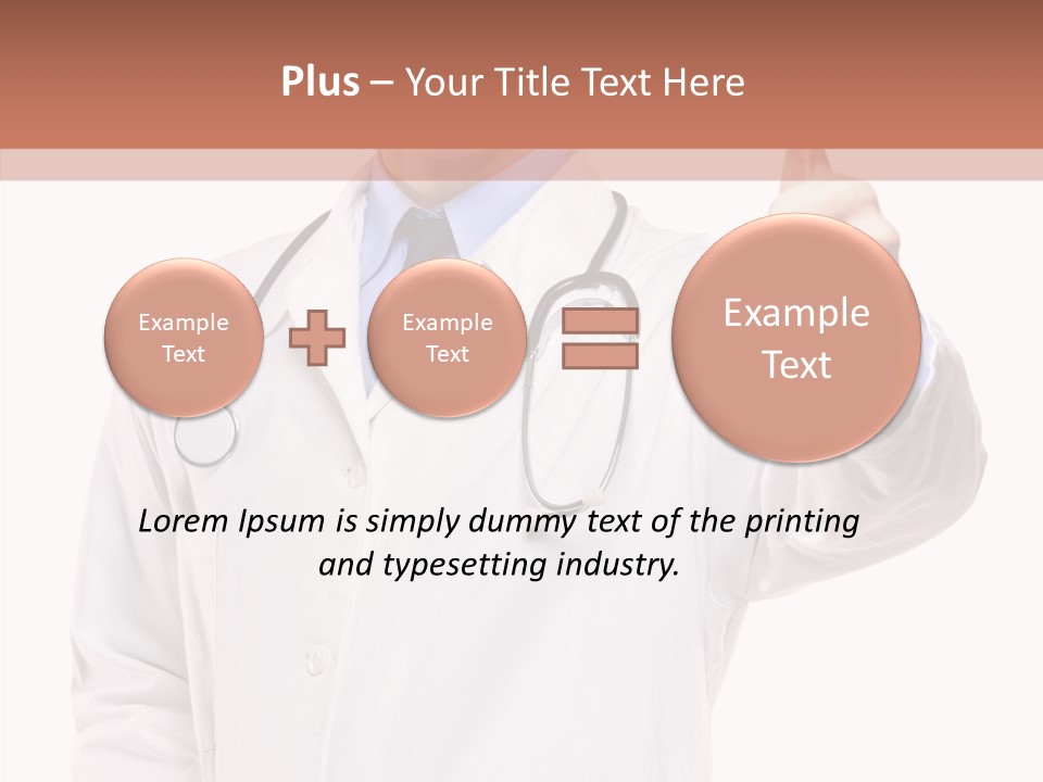 Apparatus Cheerful Hand PowerPoint Template