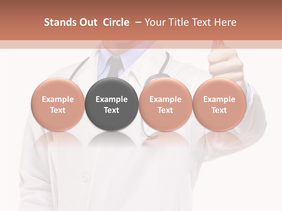 Apparatus Cheerful Hand PowerPoint Template